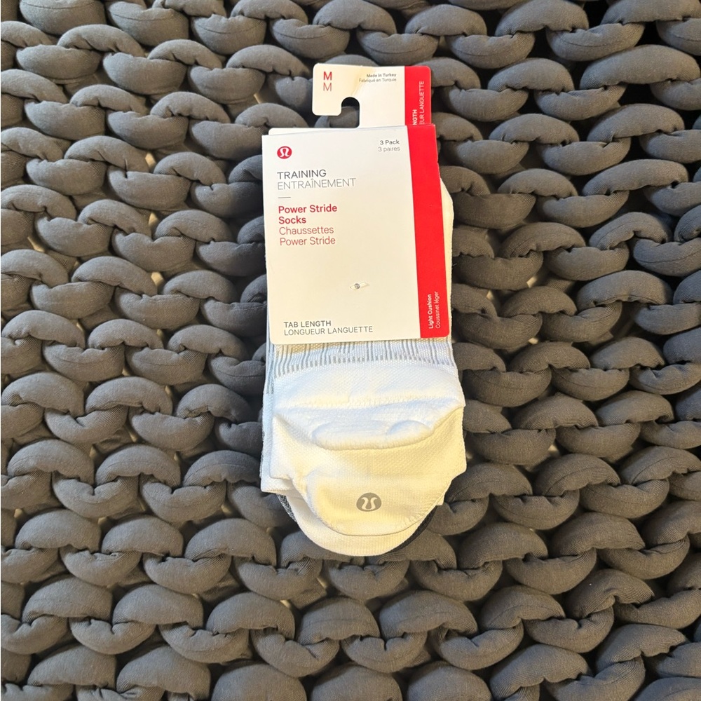 lululemon athletica Power Stride Socks in White